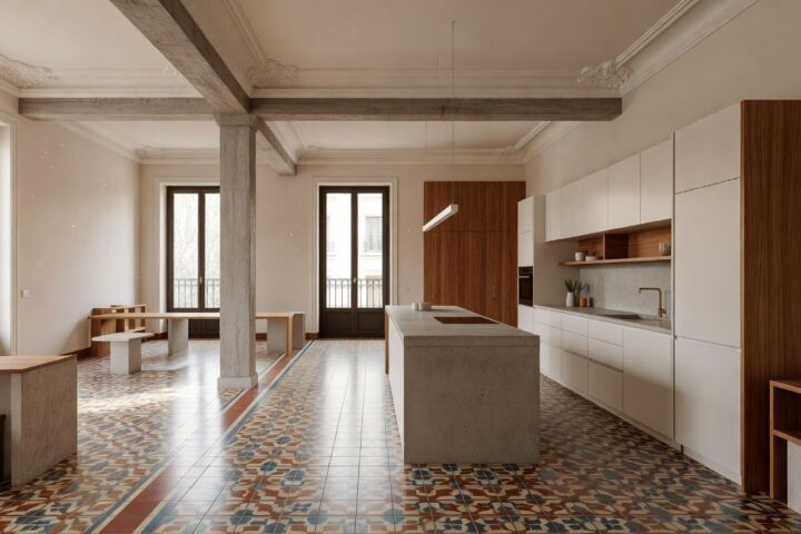 Abrir la cocina al salón en un piso de Barcelona: qué mirar antes